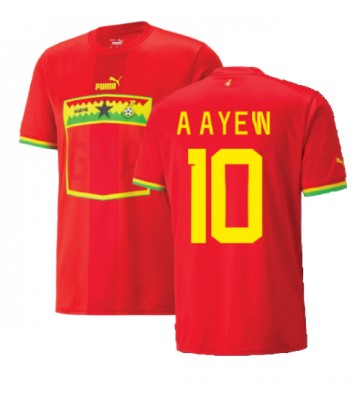 Ghana Andre Ayew #10 Bortedrakt VM 2022 Kortermet